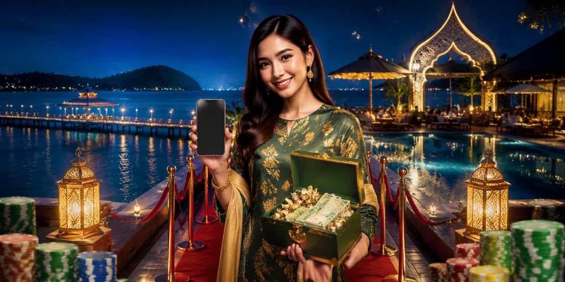 Antara muka kasino mudah alih di Terengganu sempena Hari Raya